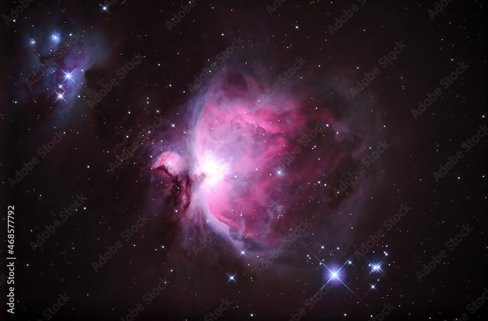 Fototapeta premium La constellation d'Orion M42 , objet stellaire Messier 42