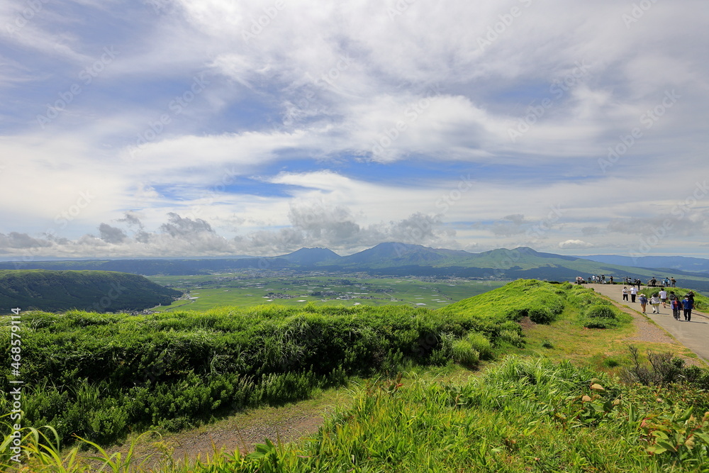 大観峰　熊本　日本