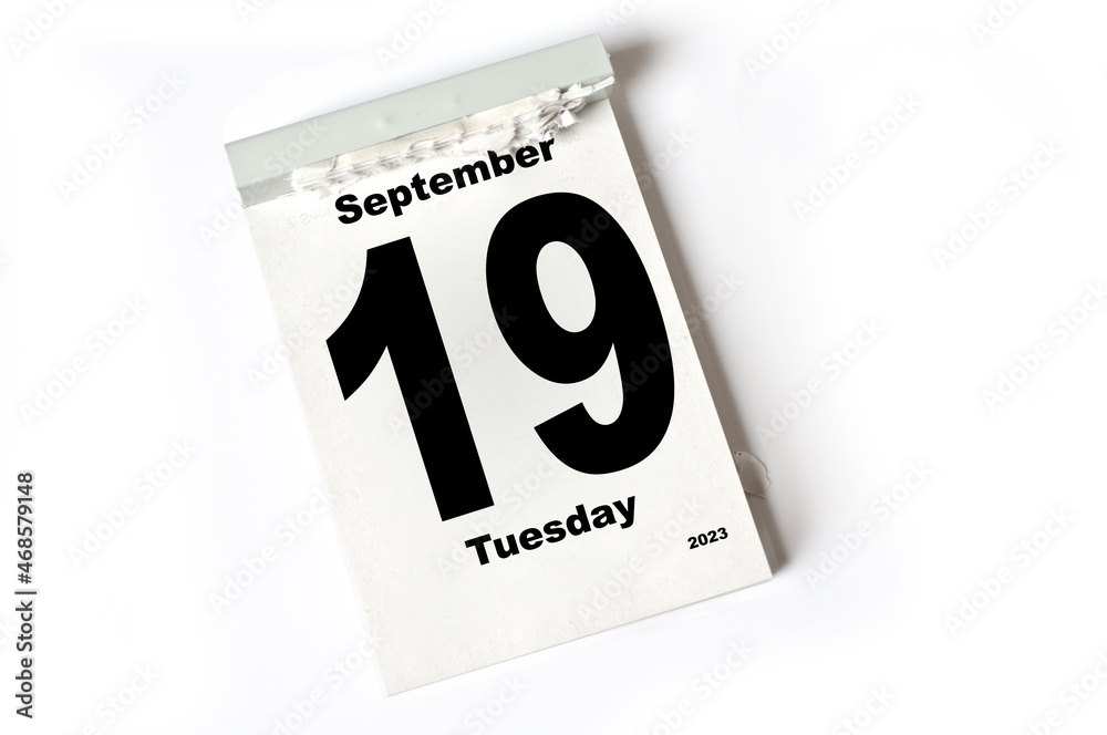 19 September 2023 19 September 2023