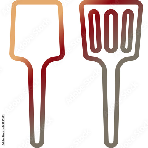 spatula gradient icon