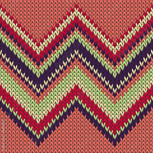 Macro zig zal lines knit texture geometric