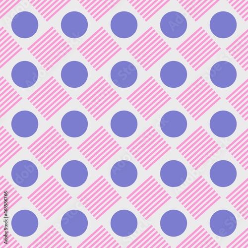 Seamless pattern with circles. Geometric pattern. Geometrical shape seamless pattern