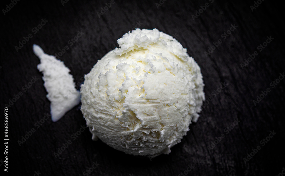 Still life artisan ice cream background Still life artisan ice cream background