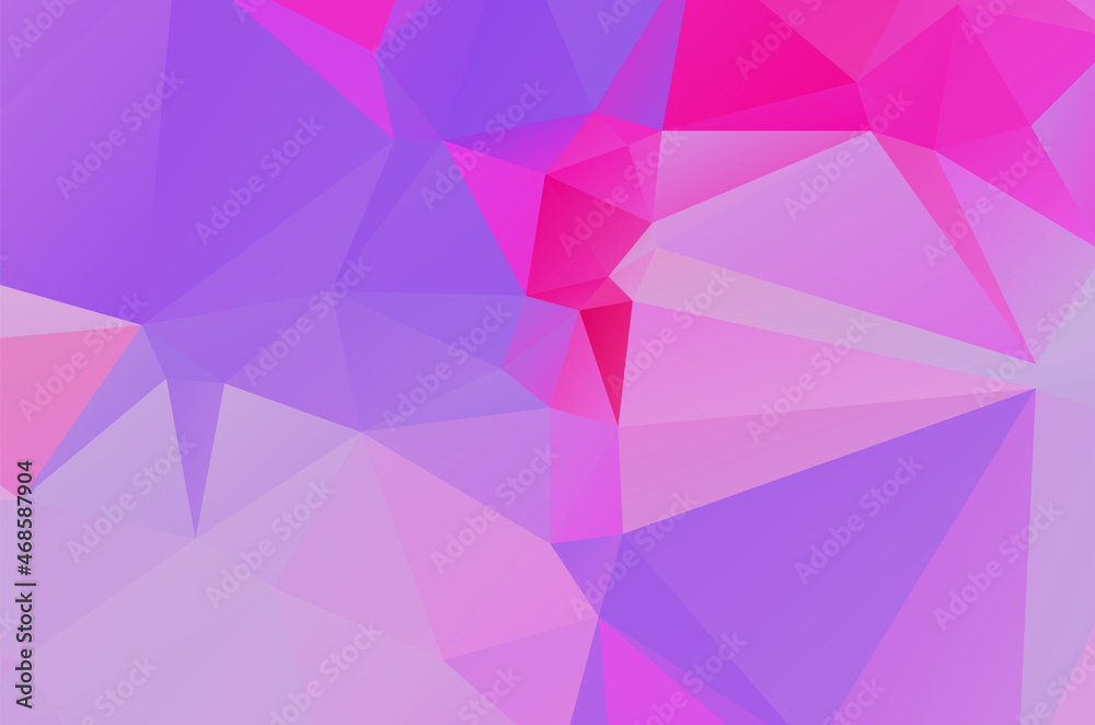 Obraz premium Colorful purple vivid polygonal triangular background pattern