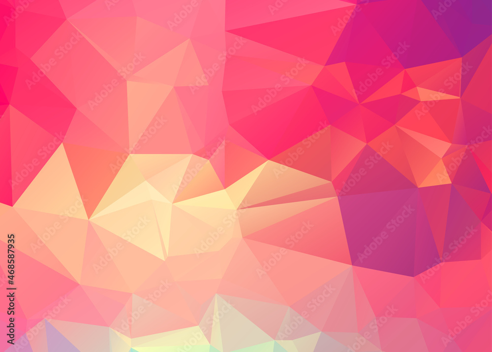Fototapeta premium abstract orange background from crystal, you can change Vector art.