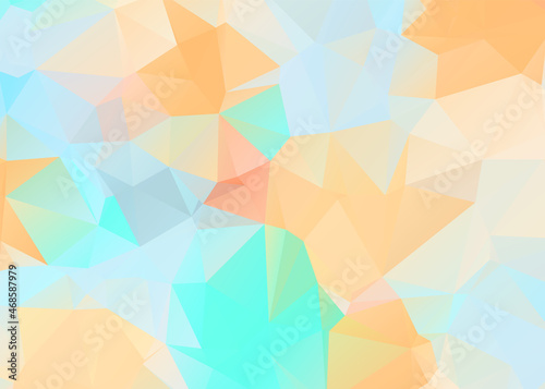 Geometric designs. Vector, multicolor geometric background. Triangles, vivid in the style of cubism of triangles. Vector art.