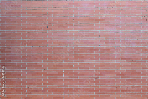 wall of red bricks for texture
