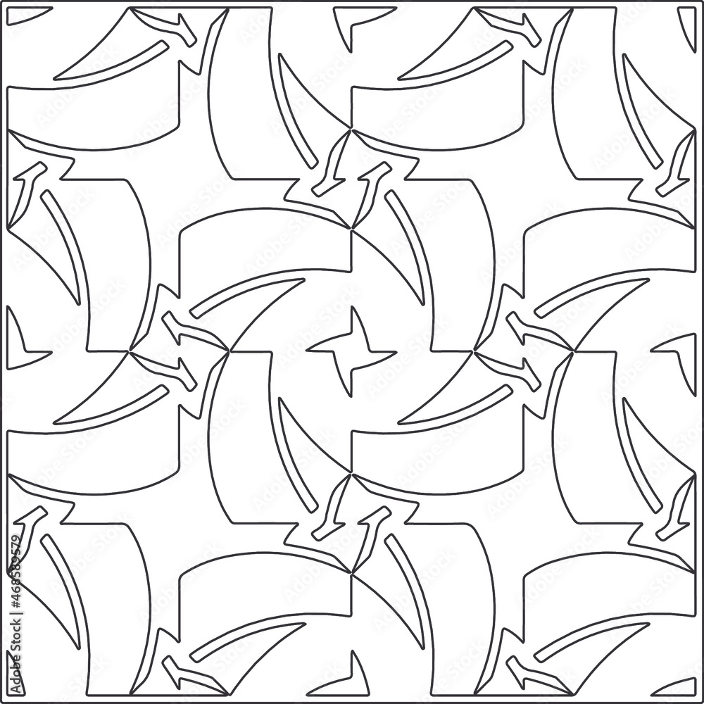 Repeating geometric tiles from striped elements.Modern geometric background with abstract shapes.Monochromatic Repeating Patterns.black and white striped pattern for design. Repeating geometric tiles from striped elements.Modern geometric background with abstract shapes.Monochromatic Repeating Patterns.black and white striped pattern for design.
