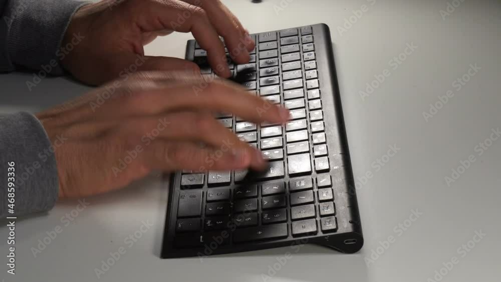 Typing on a Keyboard, Office Work
Typing on a Keyboard, Office Work