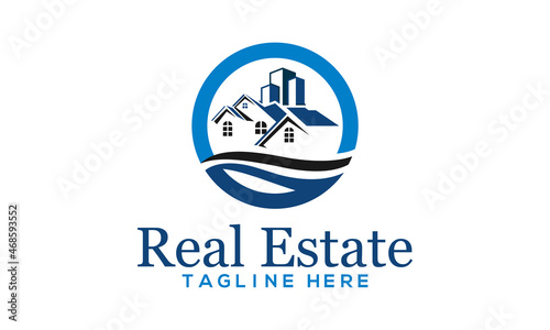 Free Download Real Estate creative Logo template | Real Estate, Building and Construction Logo Vector Design - GFXLoad