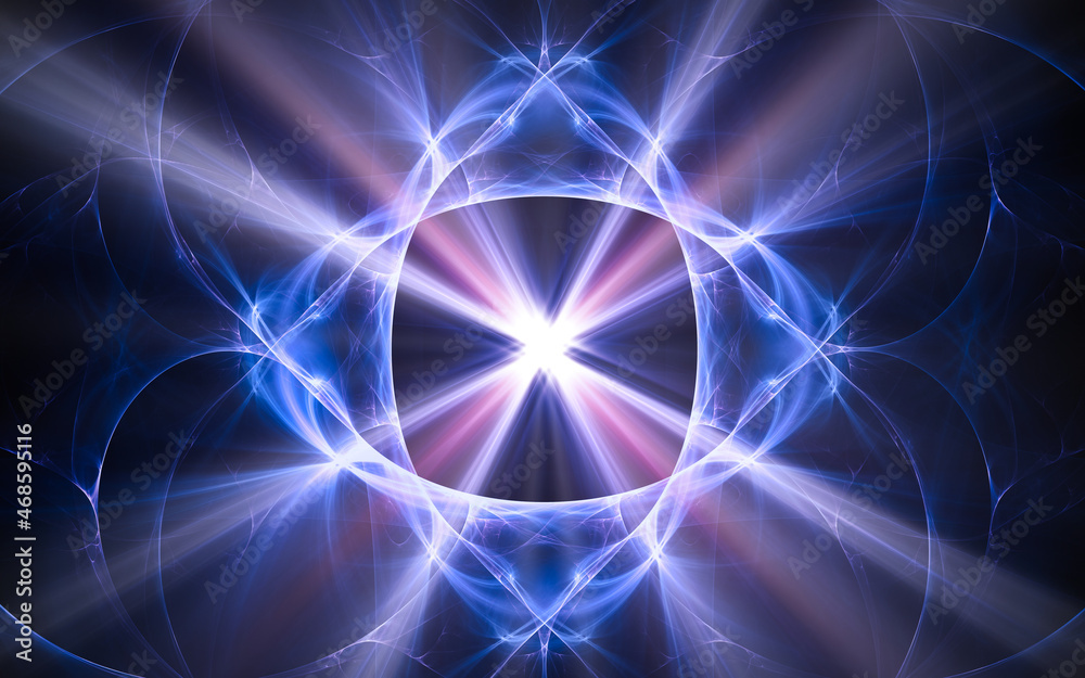 abstract illustration computer render background image fantastic star with rays for web design and graphics abstract illustration computer render background image fantastic star with rays for web design and graphics