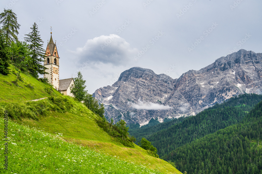 Saint Barbara Church in La Val