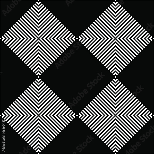 Lines Motif Pattern. Contemporary Decoration for Interior, Exterior, Carpet, Textile, Garment, Cloth, Silk, Tile, Plastic, Paper, Wrapping, Wallpaper, Pillow, Sofa, Background, Ect. Vector © Berkah Visual