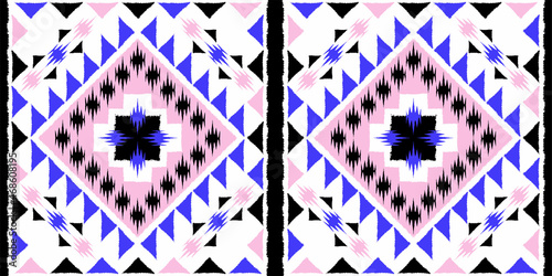 ethnic vector seamless pattern, abstract geometric art print, Wallpaper, cloth design, fabric, paper, cover, textile, weave, wrapping.