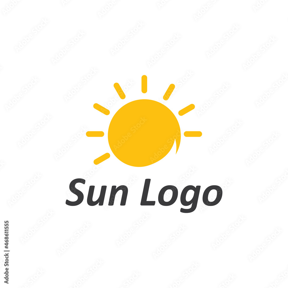 Fototapeta premium Sun Vector illustration Icon