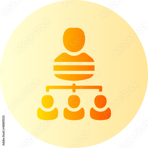 criminals gradient icon