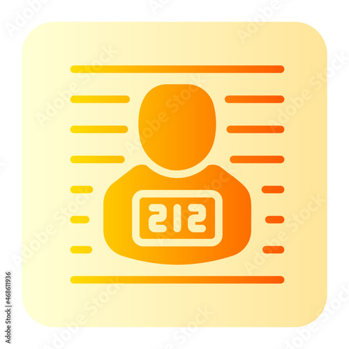 prisoner gradient icon