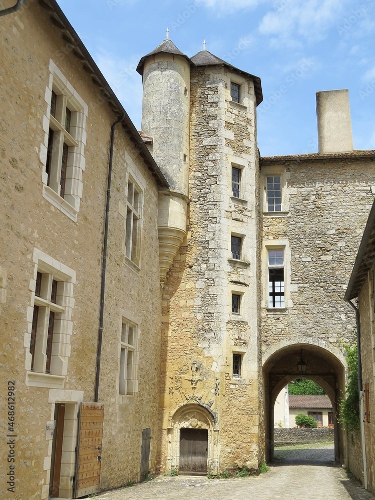  Benedictine abbey of Saint Junien in Nouaille Maupertuis France