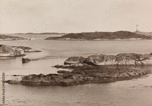 Lighthouse Maine Light House Light-house Beach Cape Lagoon Vintage Photo Light house sunset