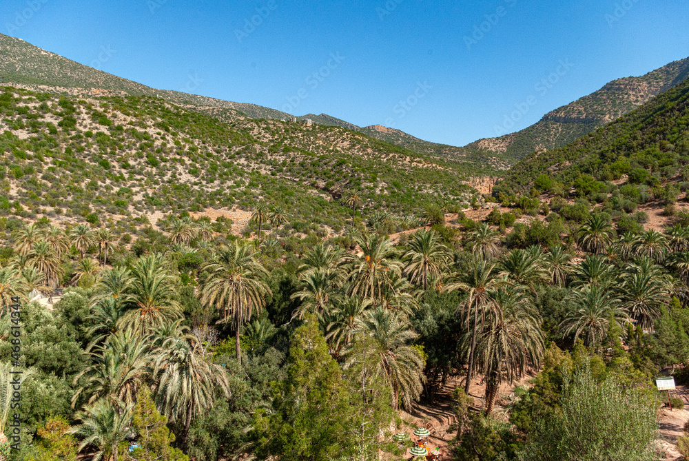 the paradise valley park in the Idaoutanane natural park north of agadir - Morocco