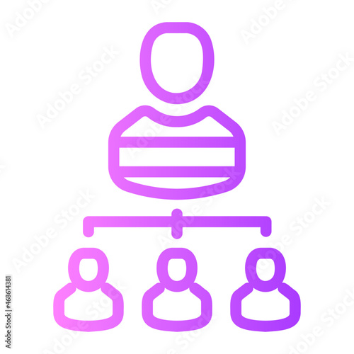criminals gradient icon
