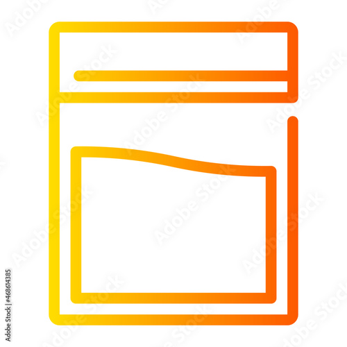 evidence gradient icon
