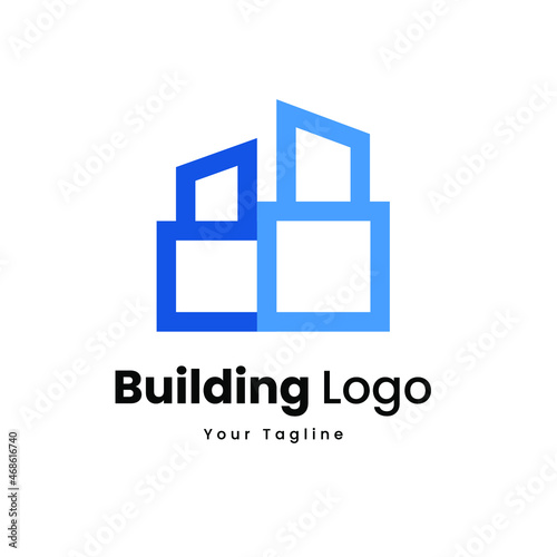 Building logo design template
