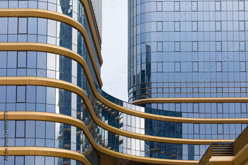 facade of an office building made of premium glass, real estate concept © Ivan Traimak