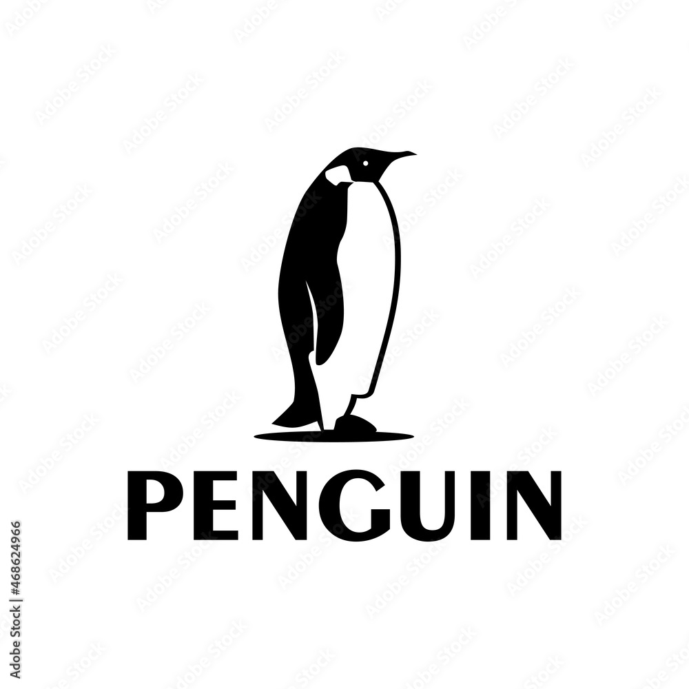 Obraz premium Penguin Logo, Design, Image, Inspiration, Template 