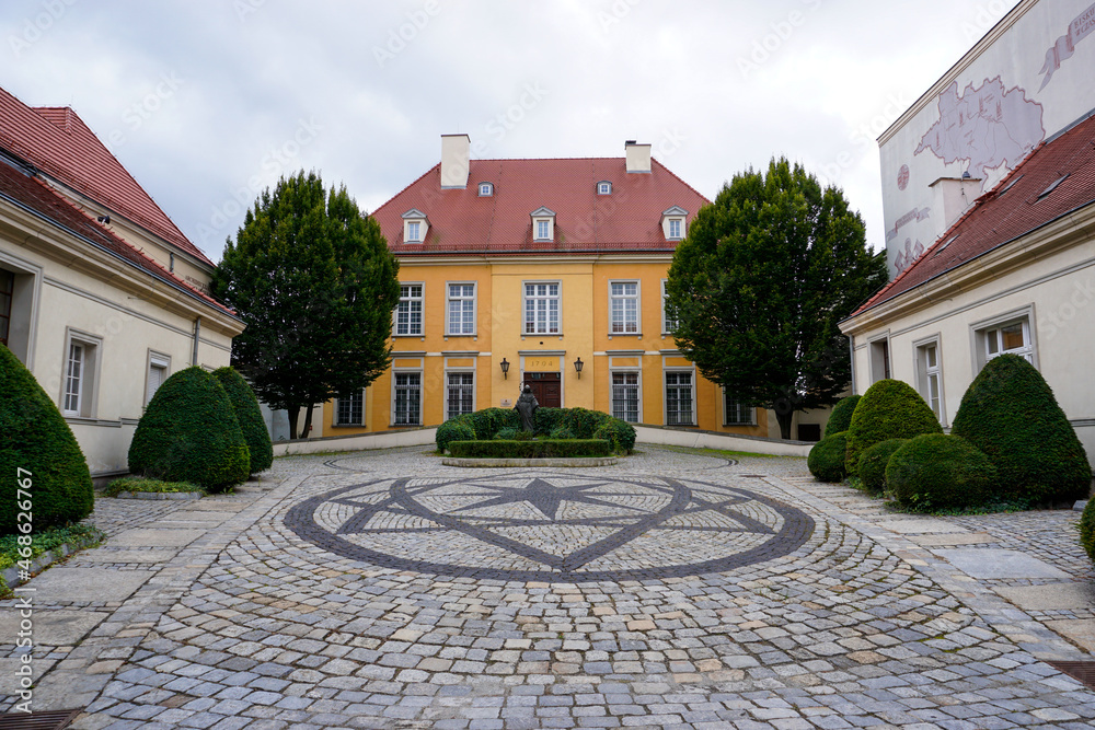 residence of the archbishop in the historic city center of Wroclaw