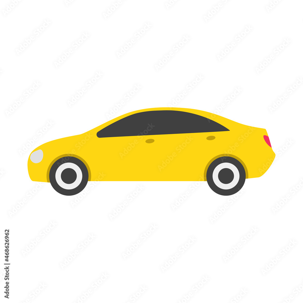 Car vector icon design illustration vehicle automobile symbol. Transportation sing auto machine cartoon pictogram isolated white. Flat traffic power car concept engine luxury truck drawing shape icon