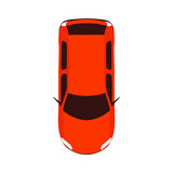 Icon vehicle illustration car transport vector top view auto automobile for transportation, car flat icon. City car