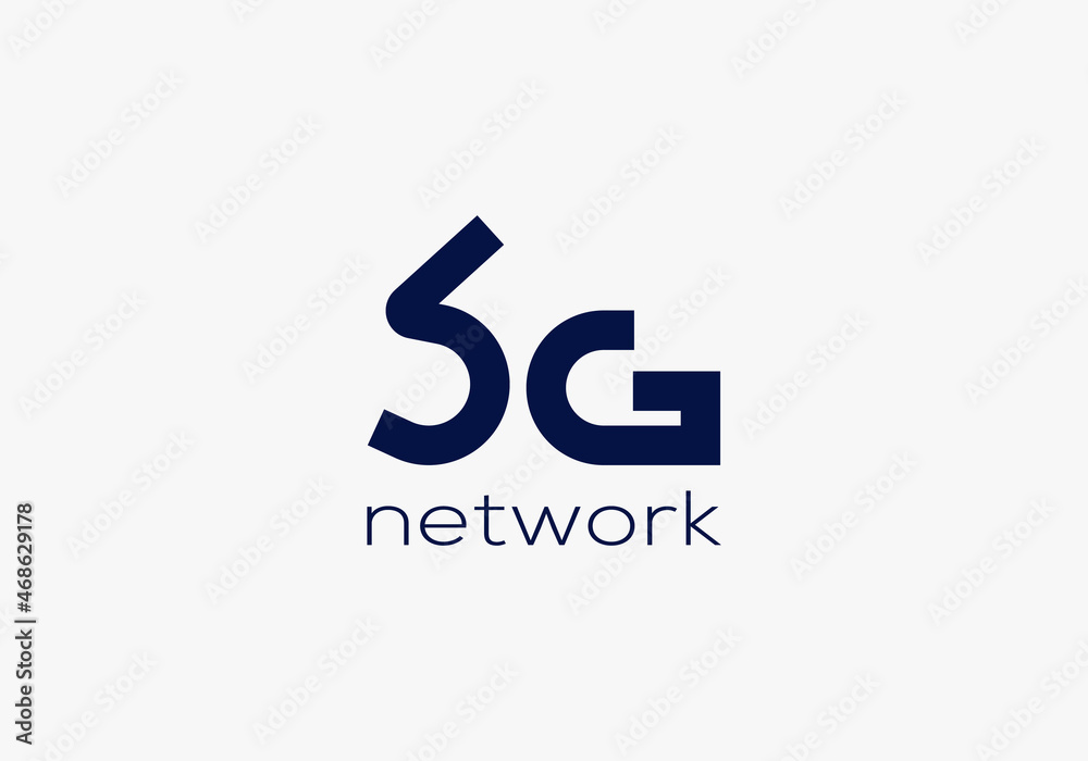 5G speed Network Typography Design Vector Template 5G speed Network Typography Design Vector Template
