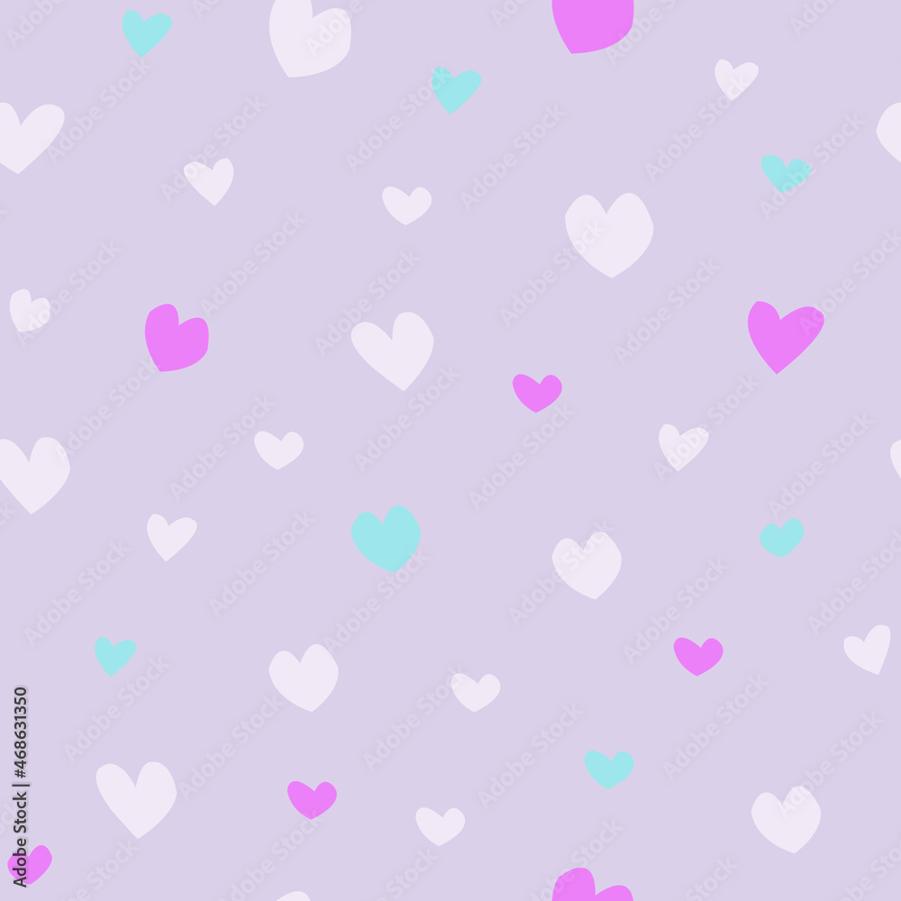 childish seamless pattern, repeat background, vector bright print for fabric or wallpaper