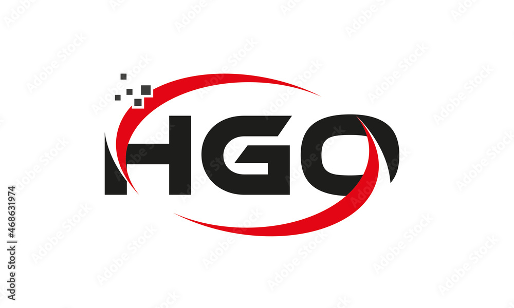 dots or points letter HGO technology logo designs concept vector Template Element dots or points letter HGO technology logo designs concept vector Template Element