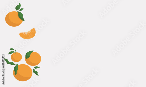 Orange mandarines