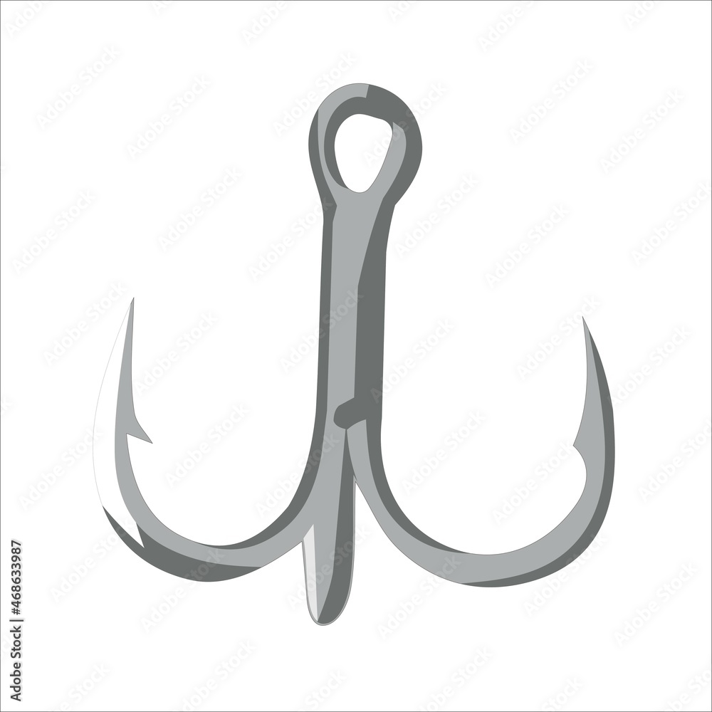 fish hook vector design fish hook vector design