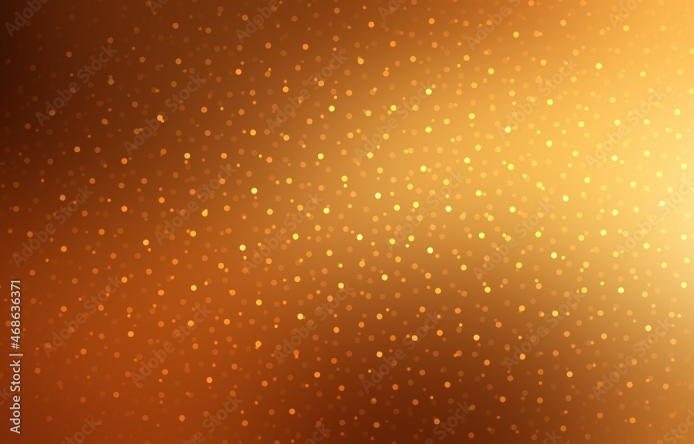 Shimmering sparkles golden festive textured background.