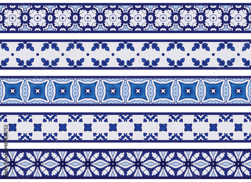 Seamless decorative borders