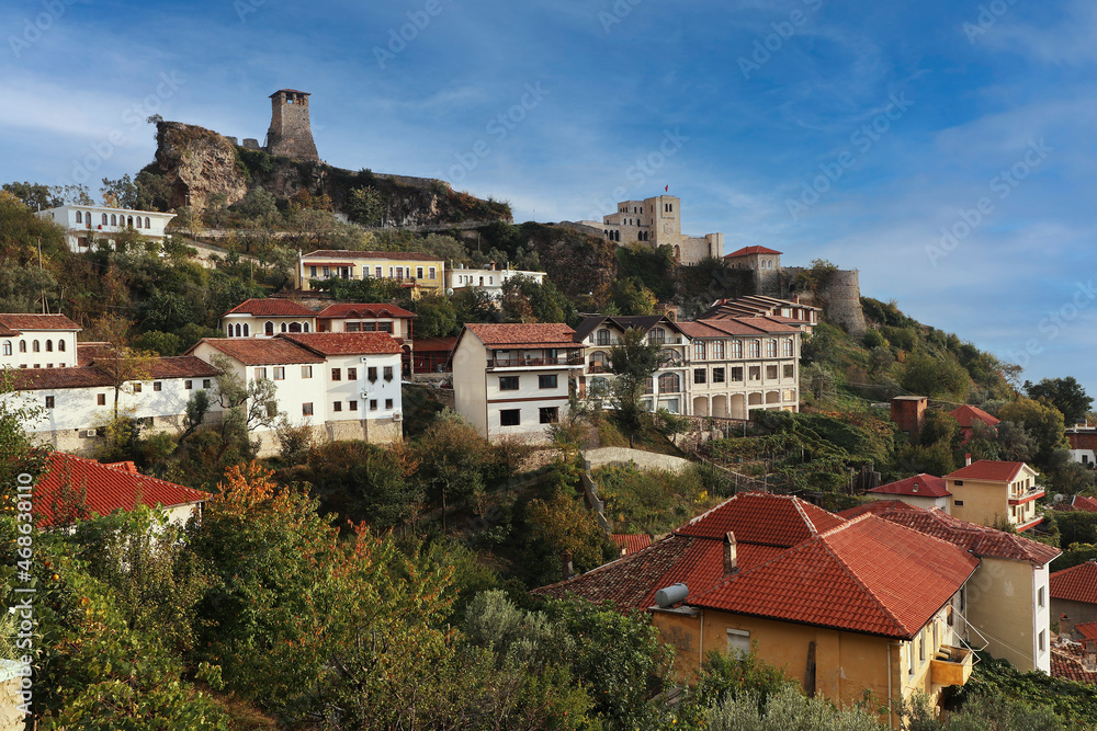 Castle Kruje, Kruje Albania, Skanderbeg Museum, Albania, Europe.