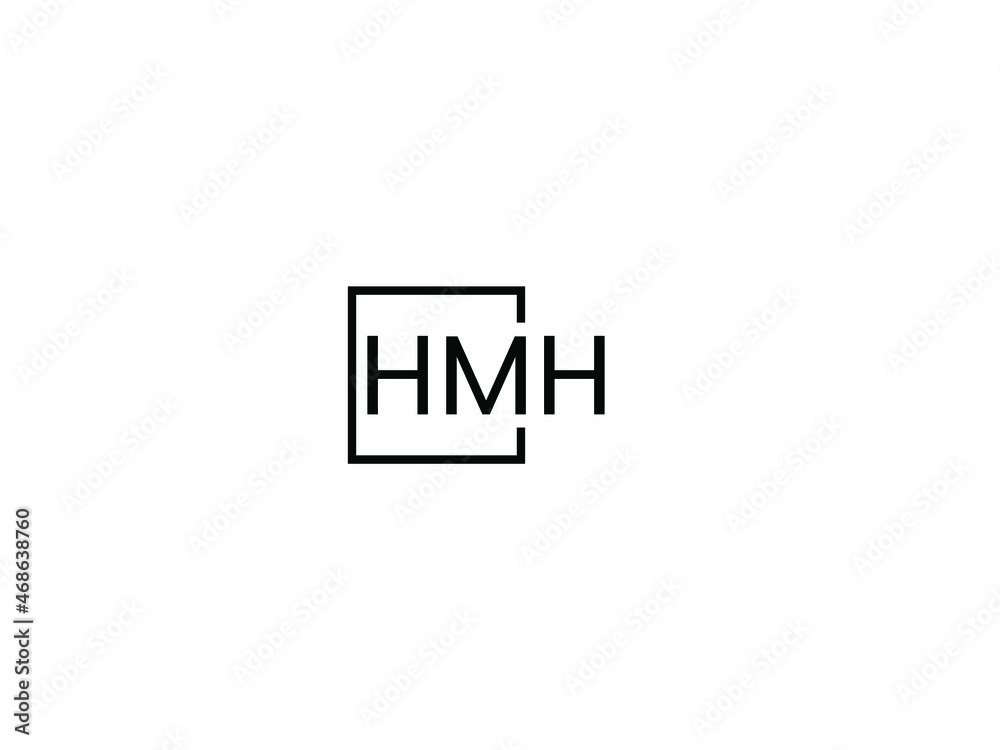 HMH letter initial logo design vector illustration HMH letter initial logo design vector illustration