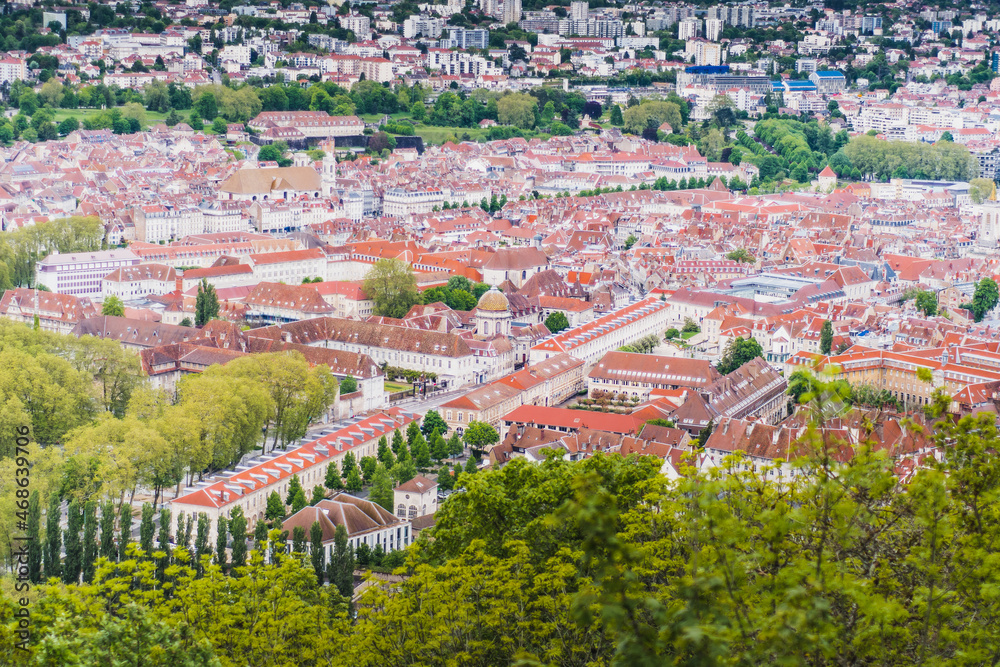 Besançon city center and its citadel