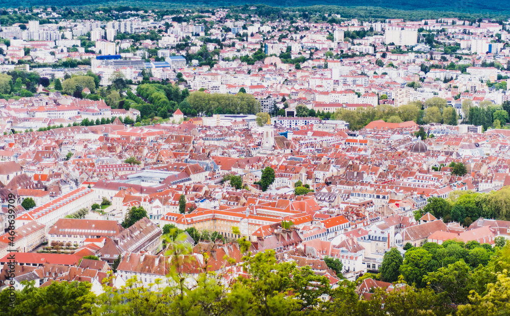 Besançon city center and its citadel