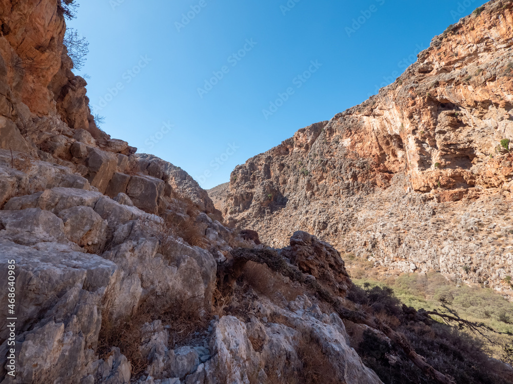 Zakros Gorge, Wadi