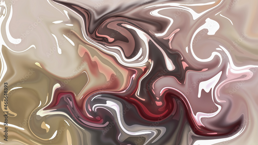 Fototapeta premium marble abstract fluid art painting with alcohol ink, texture liquid design illustration paths, wallpaper background creative stone luxury decoration elements photo