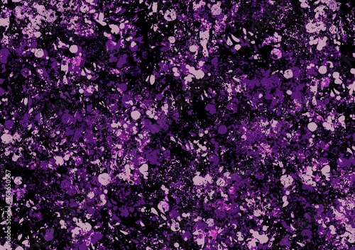 Purple pink violet vintage background with spots, splashes and dots. Watercolor texture with blur and gradient. A magical space for creative art ideas and graphic design. Spotted texture.