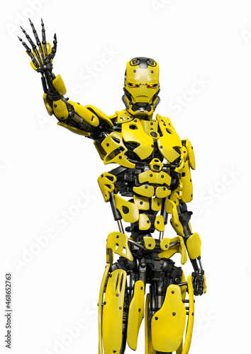 cyborg is waving © DM7