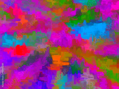 obscuration illustration color screensaver for desktop