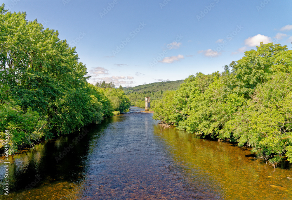 View of the Caledonian Canal where it enters Loch Ness at Fort Augustus View of the Caledonian Canal where it enters Loch Ness at Fort Augustus