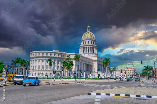 The Capitolio of Havana Cuba. Digital Enhancement